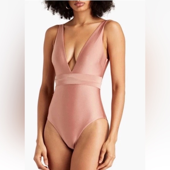 Zimmermann Pink One Piece Swimsuit - Picture 1 of 9